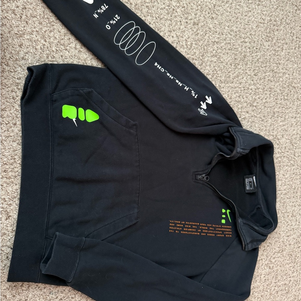 Black NIKE Quarter Zip